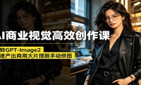 AI商业视觉高效创作课：玩转GPT-Image2，极速产出商用大片摆脱手动修图