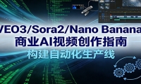 VEO3/Sora2/Nano Banana商业AI视频创作指南，构建自动化生产线