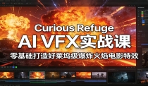 Curious Refuge AI VFX实战课，零基础打造好莱坞级爆炸火焰电影特效