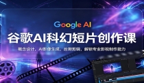 谷歌AI科幻短片创作课：概念设计，AI影像生成，后期剪辑，解锁专业影视制作