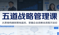 五道战略管理课：从思维构建到落地监控，掌握企业战略全流程方法论