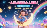 AI生成萌系小人唱歌！0基础3分钟出片，28个作品涨粉9万，日赚四位数，小白