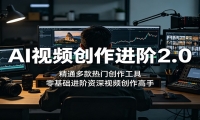 AI视频创作进阶2.0：精通多款热门创作工具，零基础进阶资深视频创作高手