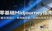 零基础Midjourney指南：提示词设计、多风格探索，玩转AI生成艺术
