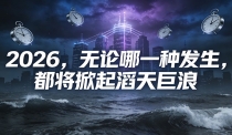 公众号付费文章：2026，无论哪一种发生，都将掀起滔天巨浪