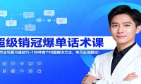 超级销冠爆单话术课：120节全场景沟通技巧+100种客户问题解决方法，单月业