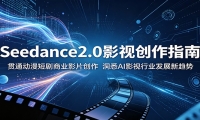 Seedance2.0影视创作指南：贯通动漫短剧商业影片创作，洞悉AI影视行业发展