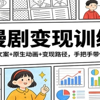 AI漫剧变现训练营：爆款文案+原生动画+变现路径，手把手带你出片