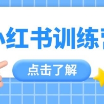 小红书训练营，助小白入门，掌握技巧变达人，课程实操又全面（12节课）