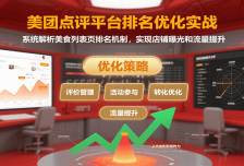美团点评平台排名优化实战，系统解析美食列表页排名机制，实现店铺曝光和流