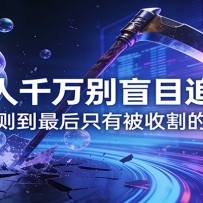 付费文章《通人千万别盲目追风口》否则到最后只有被收割的份