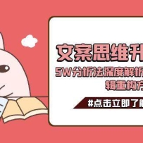 文案思维升级秘籍，5W分析法深度解析，写作底层逻辑重构方法