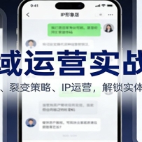 私域运营实战课：流量模板、裂变策略、 IP运营，解锁实体增长密码