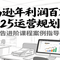 亚马逊年利润百万卖家2025运营规划布局，广告进阶课程案例指导分析