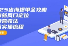 2025出海爆单全攻略：抢滩新风口定位+四步营收法+六阶实操流程