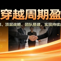 创业穿越周期盈利课：宏观经济洞察、顶层战略、团队搭建，实现持续成长稳定