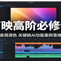 剪映高阶必修课：画面音频调色，关键帧AI功能案例落地实操