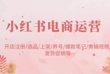 小红书电商运营：开店注册/选品/上架/养号/爆款笔记/剪辑视频/发货促销等