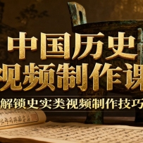中国历史视频制作课：疆域地图集+参考文案+练习素材，解锁史实类视频制作技