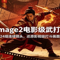 GPT-Image2电影级武打分镜课：一键拆分24组连续镜头，还原影视级打斗画面制