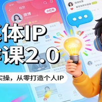 新媒体IP创作课2.0：定位+运营+实操，从零打造个人IP