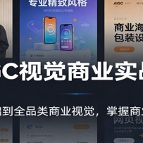 AIGC视觉商业实战班：从设计基础到全品类商业视觉，掌握商业实操技能