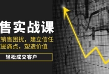 销售实战课，突破销售困扰，建立信任，挖掘痛点，塑造价值，轻松成交客户