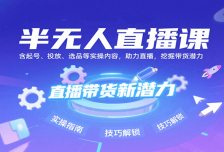 半无人直播课：含起号、投放、选品等实操内容，挖掘直播带货潜力（更新8月