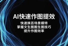 AI快速作图提效，快速换百场景模特，掌握文生图图生图技巧，提升作图效率