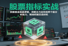 股票指标实战，拆解基金操盘逻辑，洞察主力动向培养个股分析能力，精准把握