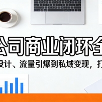 一人公司商业闭环全攻略：从知识产品设计、流量引爆到私域变现，打造稳定收
