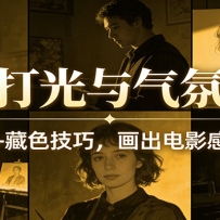 画面打光与气氛手册：光感结构+藏色技巧，画出电影感光影效果