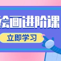 AI绘画进阶课，涵盖电商摄影等多领域，PS操作与AI工具使用全面教学