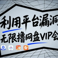 利用平台漏洞，无限撸网盘VIP会员，用户亲测有效！【漏洞原理+操作演示】