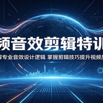 视频音效剪辑特训营：拆解专业音效设计逻辑，掌握剪辑技巧提升视频质感