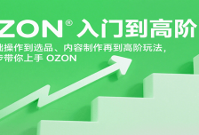 OZON入门到高阶，从基础操作到选品、内容制作再到高阶玩法，一步步带你上手
