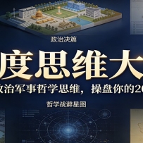 年度思维大课，用经济政治军事哲学思维，操盘你的2026人生