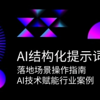 AI结构化提示词实践，落地场景操作指南，AI技术赋能行业案例
