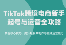 TikTok跨境电商新手起号与运营全攻略，掌握核心技巧，提升短视频制作与直播