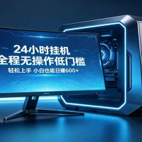 三角洲自动跑刀，纯自动挂机项目，零基础小白躺赚无忧