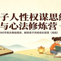亲子人性权谋思维与心法修炼营：260节寓言典故精讲，解锁亲子共修成长智慧