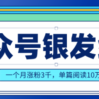 公众号老年哲学鸡汤赛道，一个月涨粉3千，单篇阅读10万+（详细操作教程）