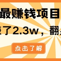 全网首发，暴利项目，每天被动收益1500+，长期管道收益！0成本自己做老板！
