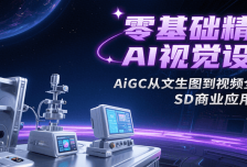 零基础精通AI视觉设计，AiGC从文生图到视频全流程，SD商业应用实战