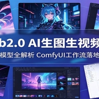 Liblib2.0 AI生图生视频教程：界面模型全解析，ComfyUI工作流落地实操