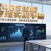 2025流量变现实战手册，超级个体大课全解析，低粉高变现案例拆解